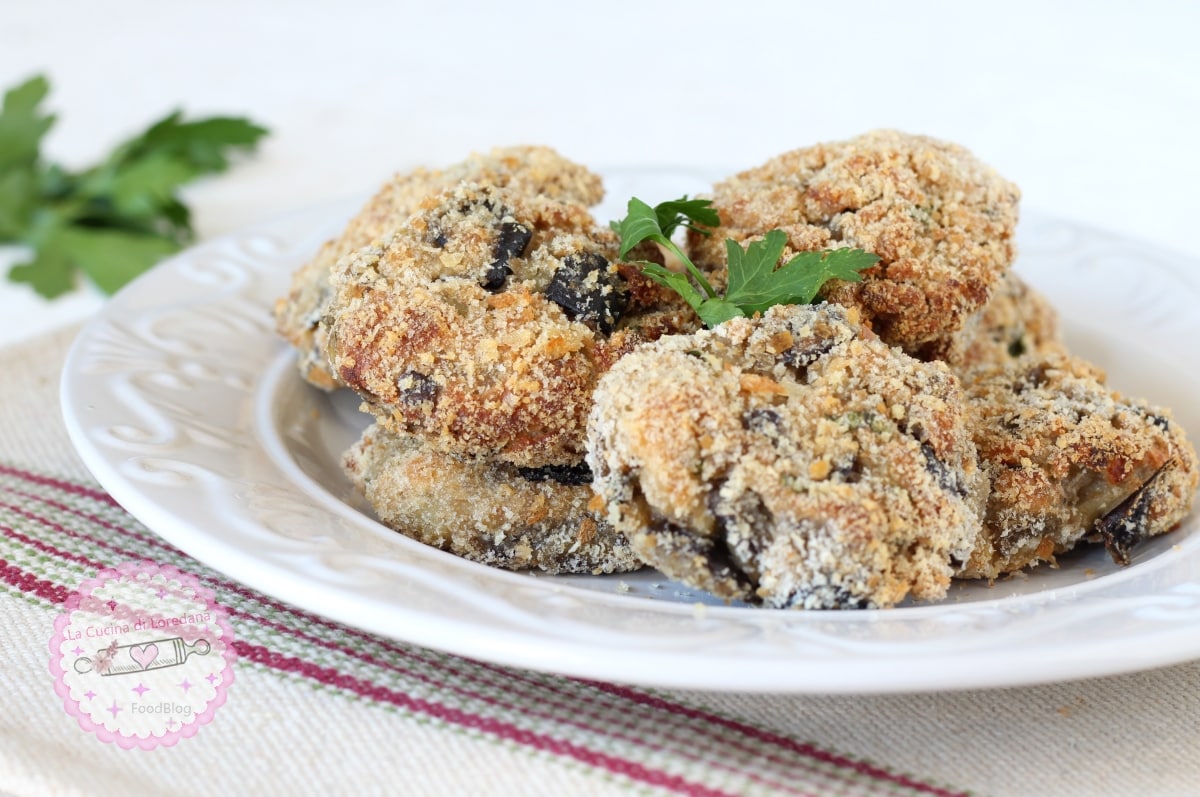 EGGPLANT MEATBALLS baked in the oven or air fryer