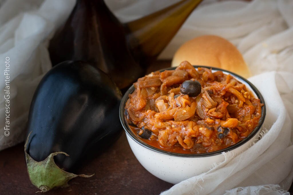 Eggplants with Vinegar / Light and Tasty Side Dish