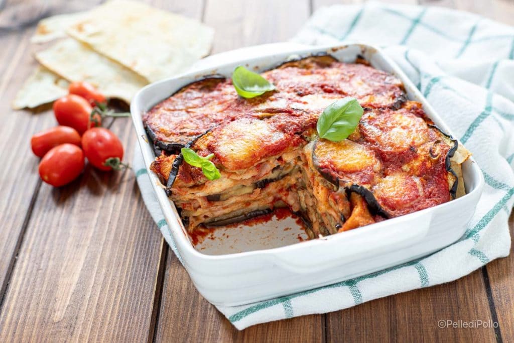 eggplant parmesan with pane carasau
