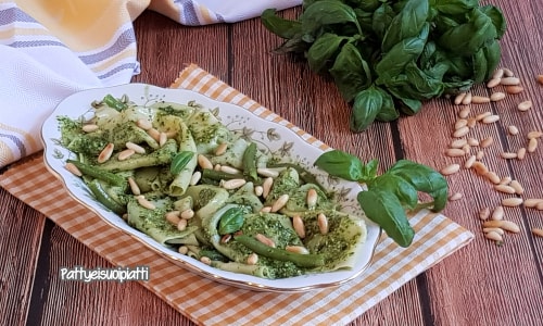 Silk Handkerchiefs with Pesto, Genoese Recipe