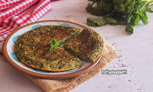 Omelet with Broccoli Rabe