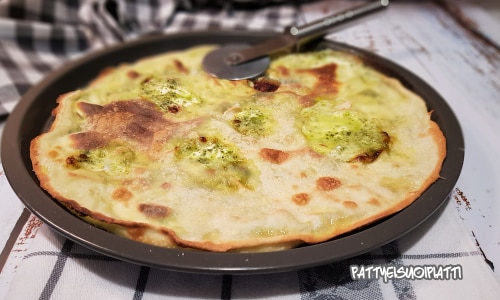 Cheese and Pesto Focaccia