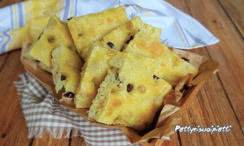 Focaccia with Taggiasche Olives
