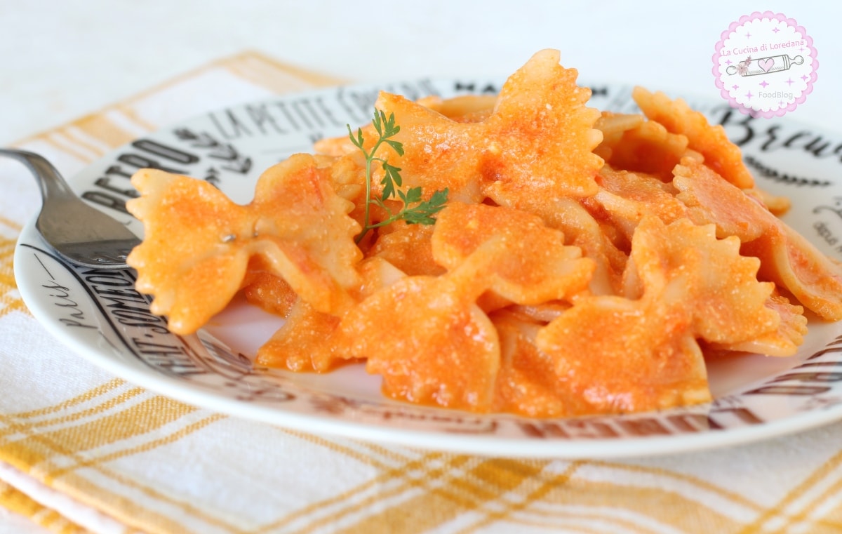 FARFALLE GONE CRAZY a curious name for a delicious dish