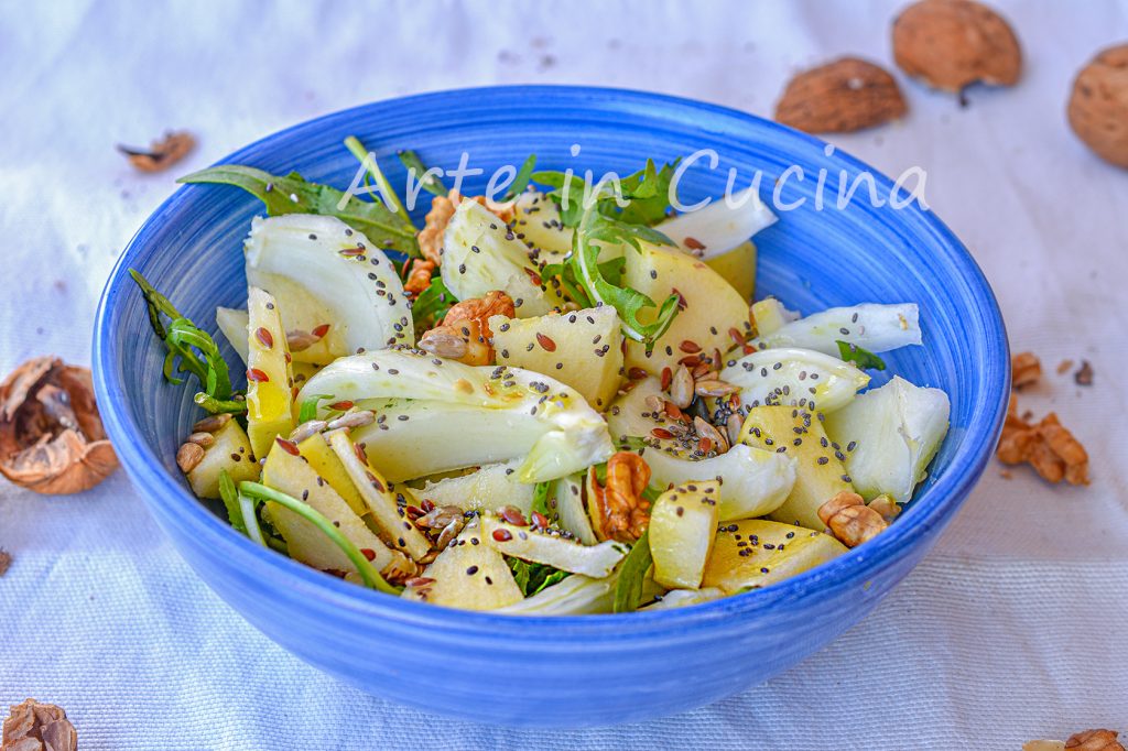 Fennel and apple light salad
