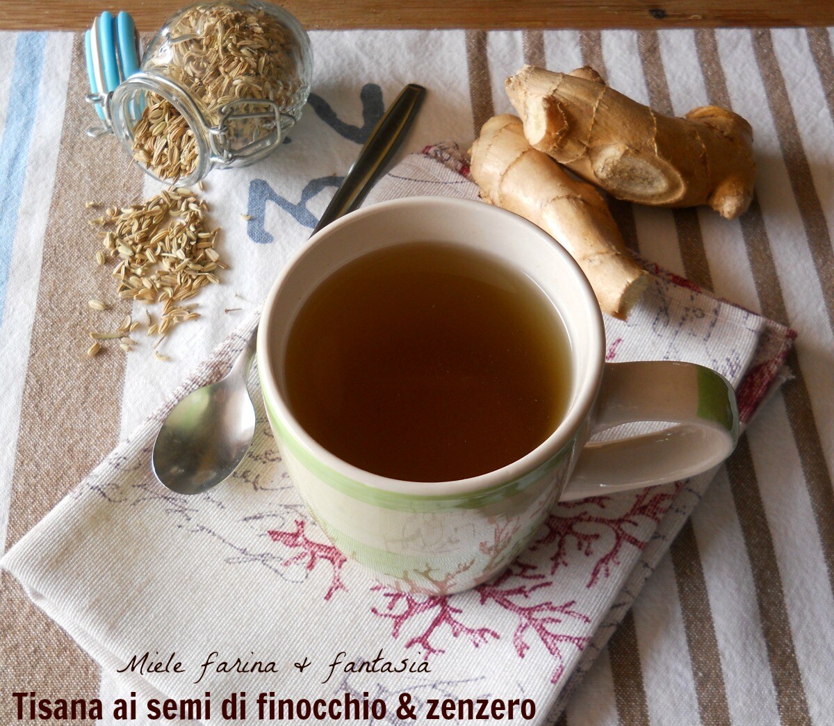 Fennel Seed and Ginger Herbal Tea