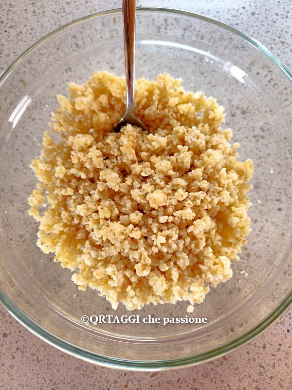 fluff the cooked millet