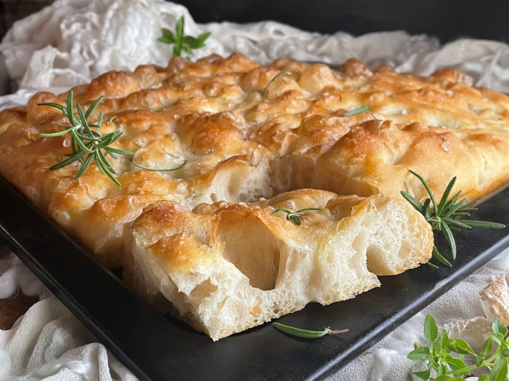 other soft and fluffy focaccia