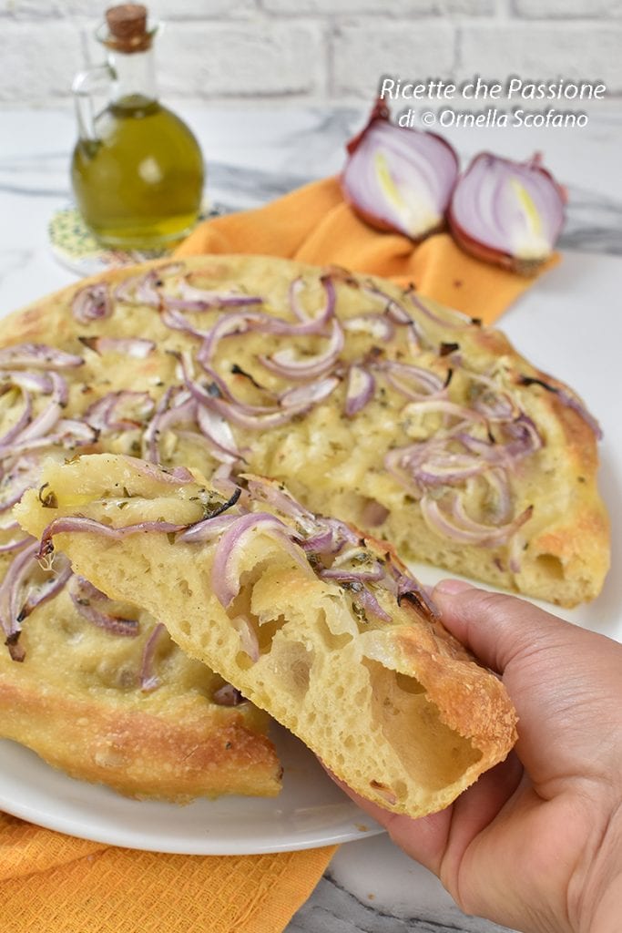 recipe focaccia with onions