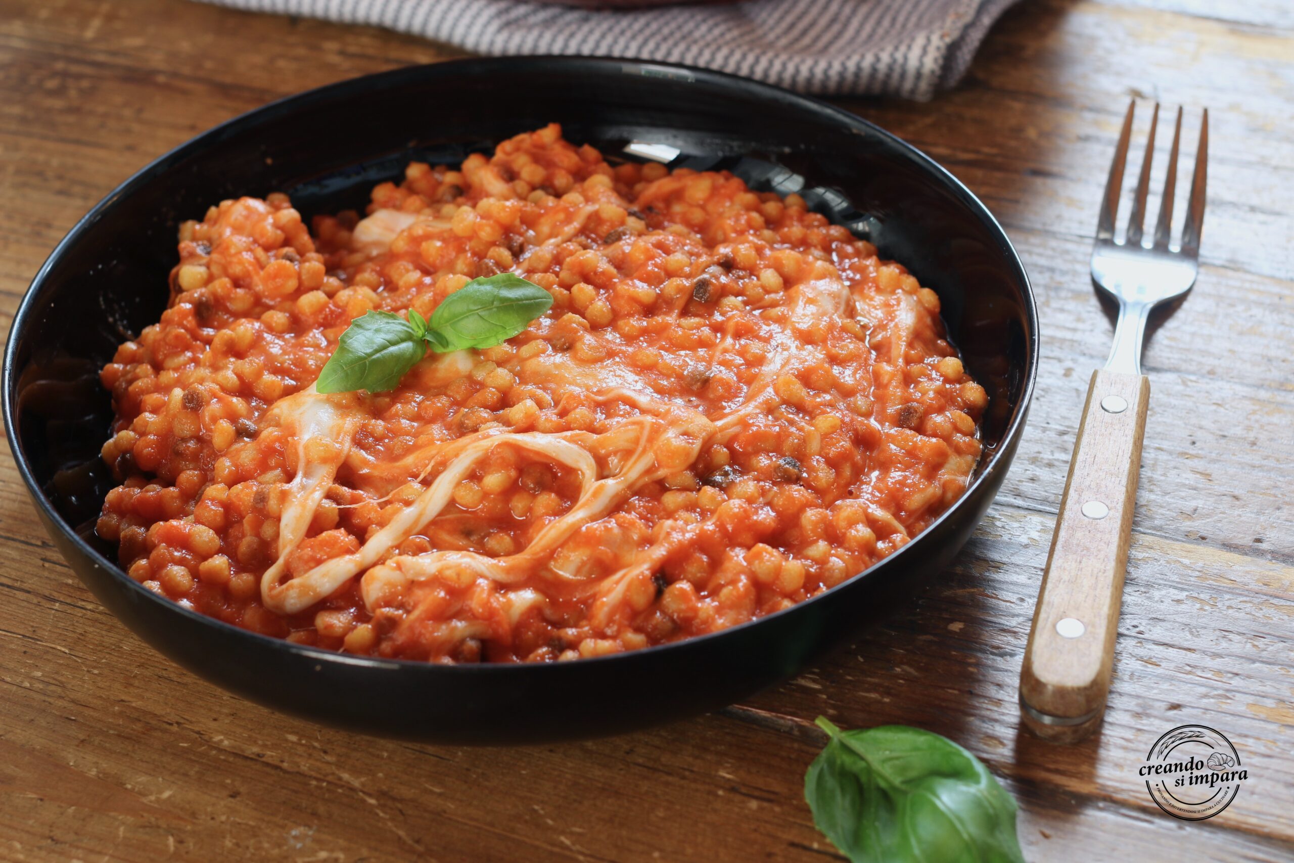 Fregula alla pizzaiola