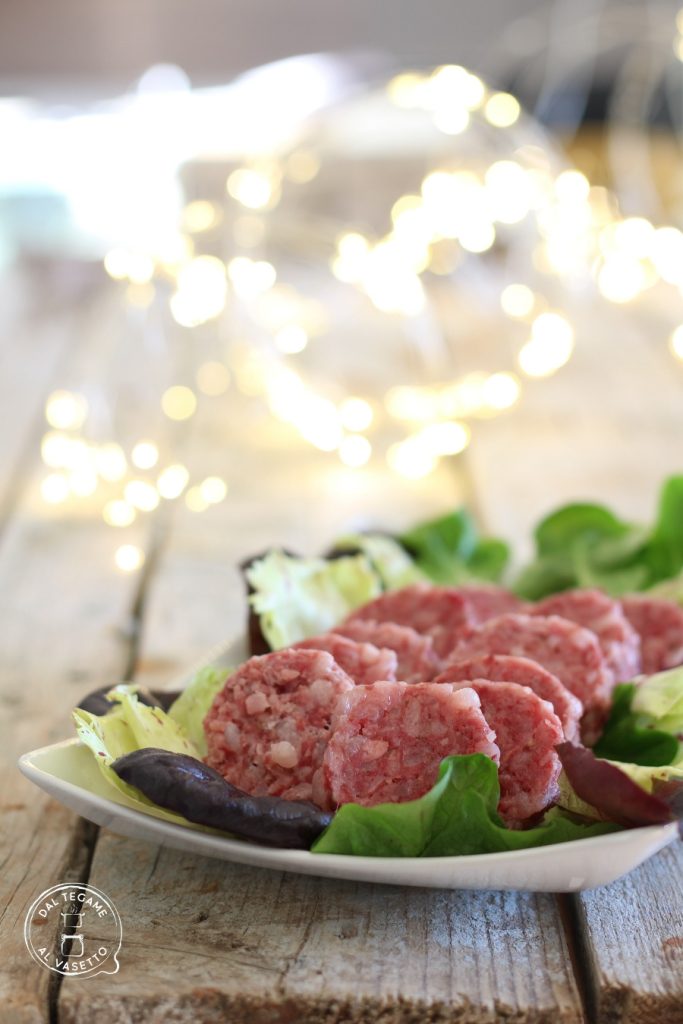 fresh cotechino in microwave jar cooking