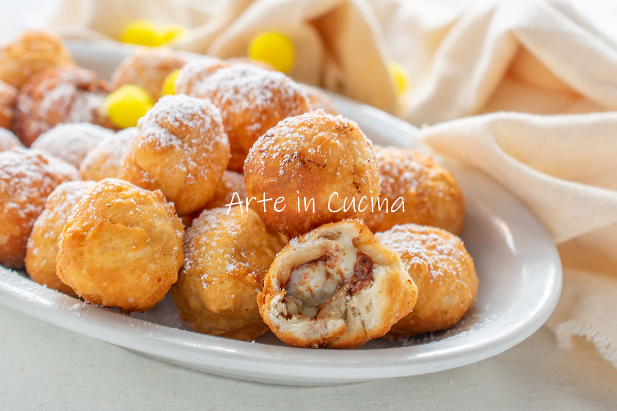 Fried Easter Eggs with Chocolate