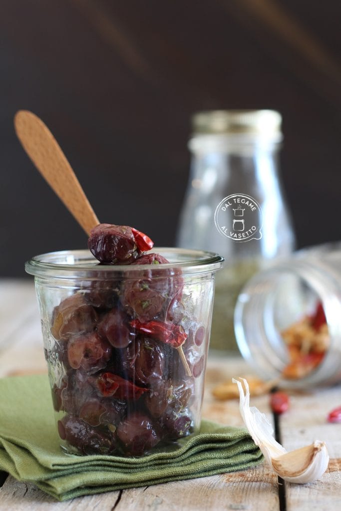 nolche black olives fried in jar cooking in the microwave