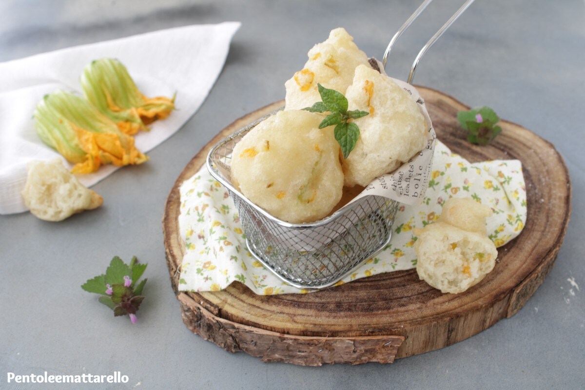 Pumpkin Flower Fritters