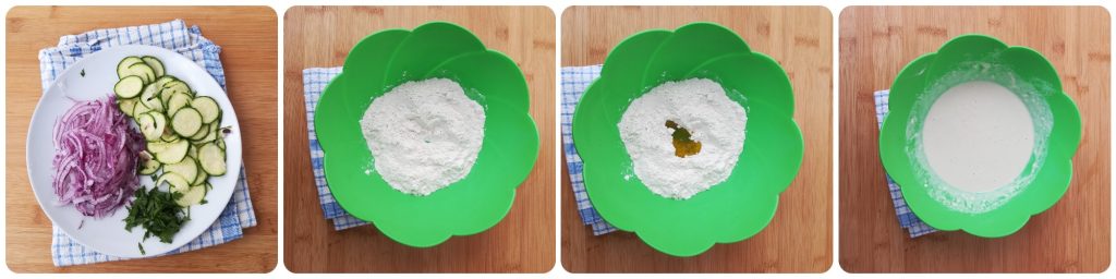 ONION AND ZUCCHINI FRITTERS