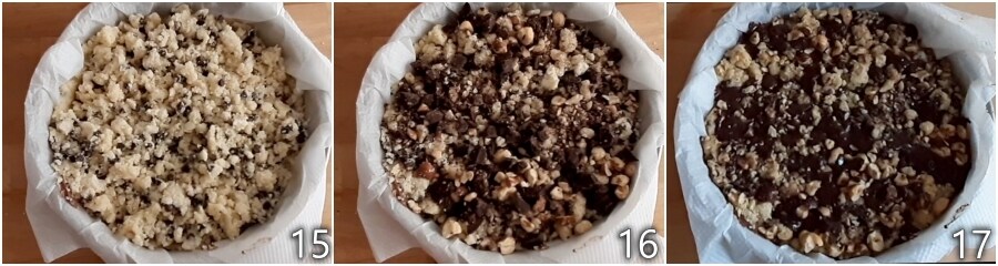 g. bake the cookie cake with chocolate cream