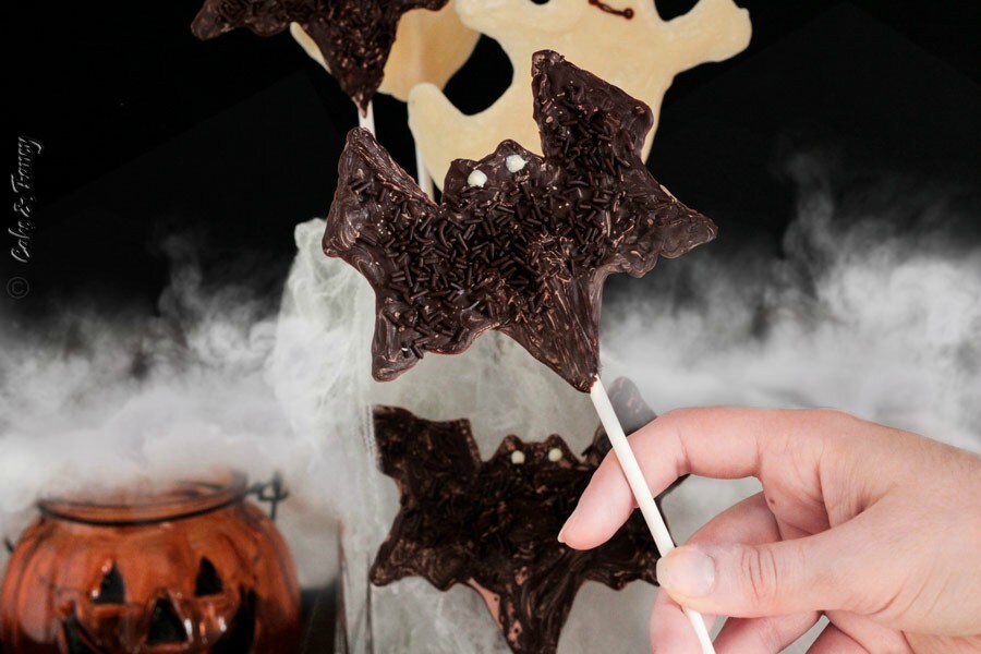 Chocolate Ghosts and Bats