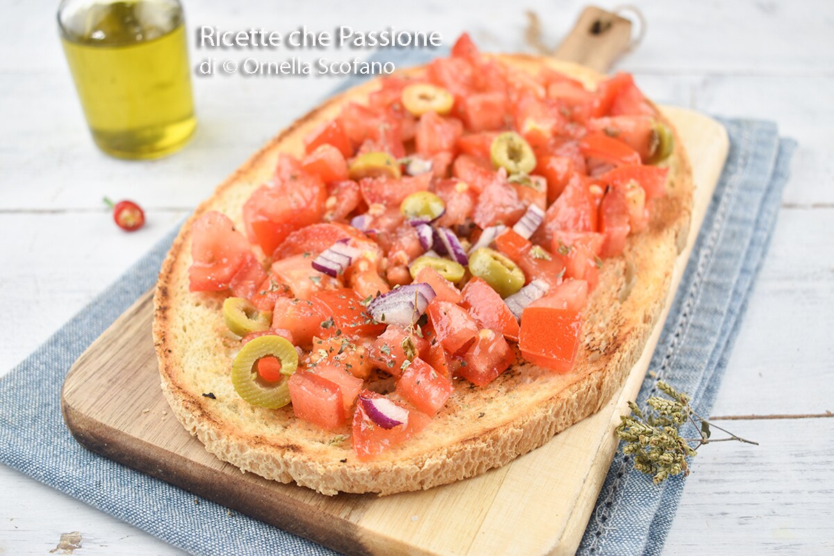 Giant Tomato Bruschetta