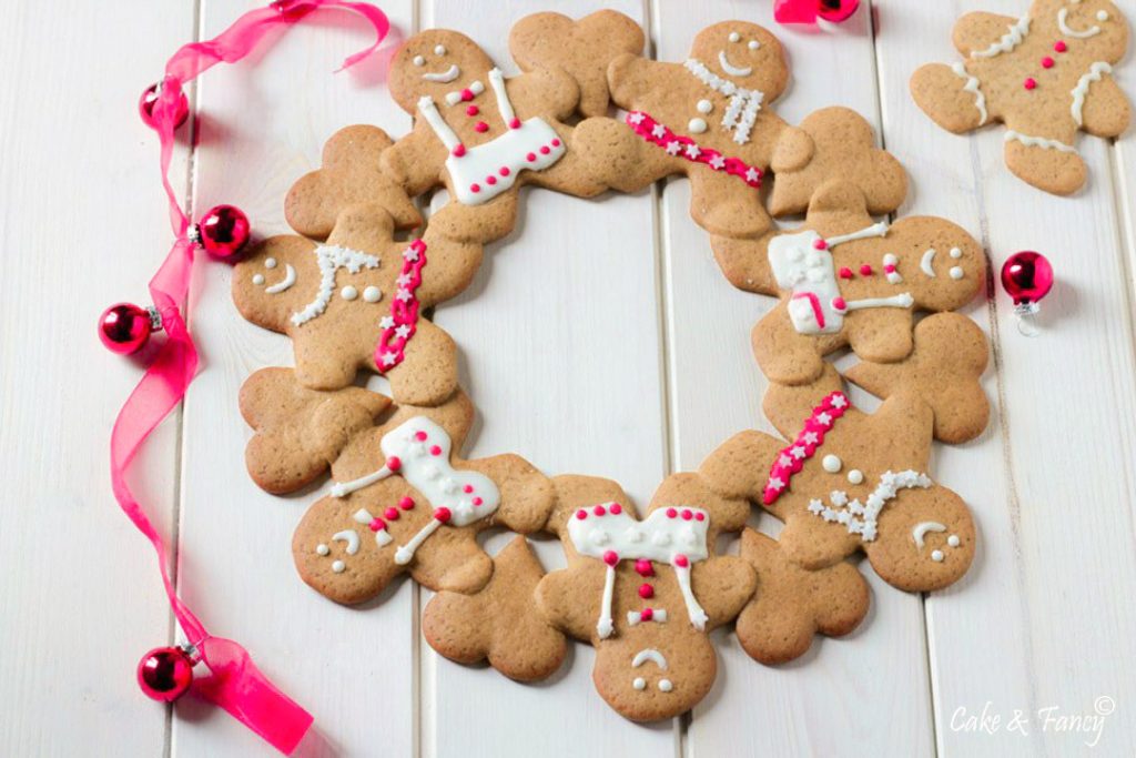 Gingerbread cookie wreath