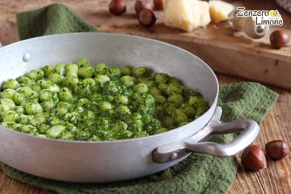 Gnocchetti with Arugula and Hazelnut Pesto
