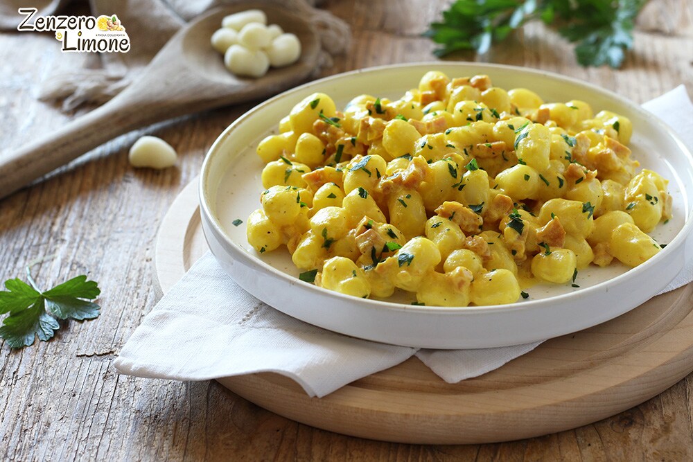 gnocchi with ham