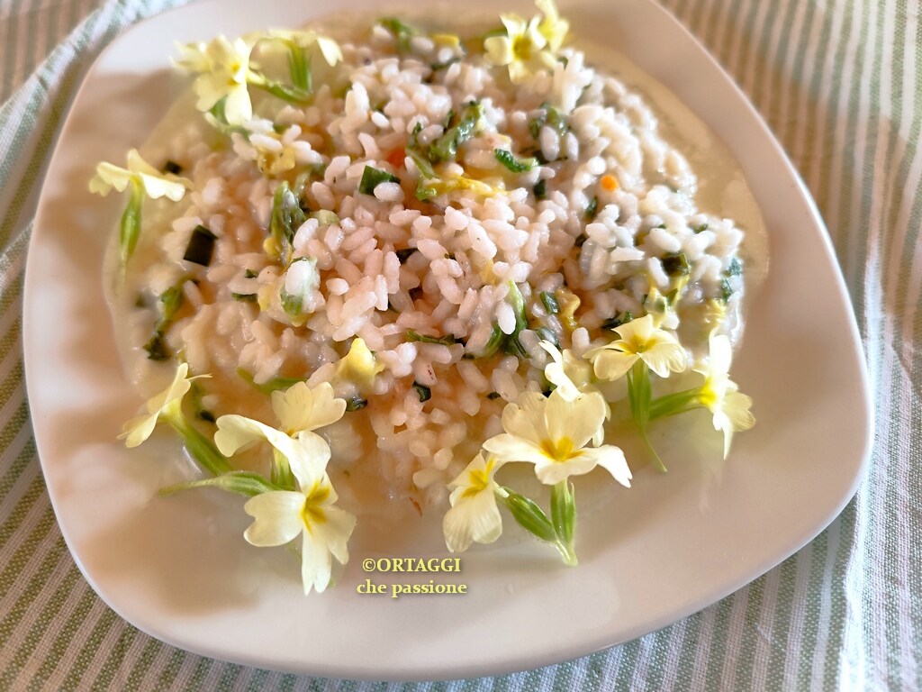 Primrose Risotto, Gourmet Spring