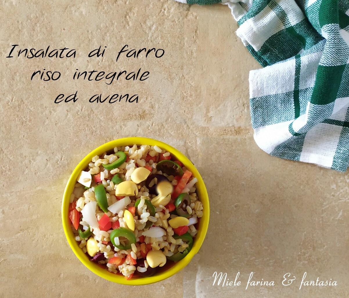 Grain Salad with Yellow Lupins