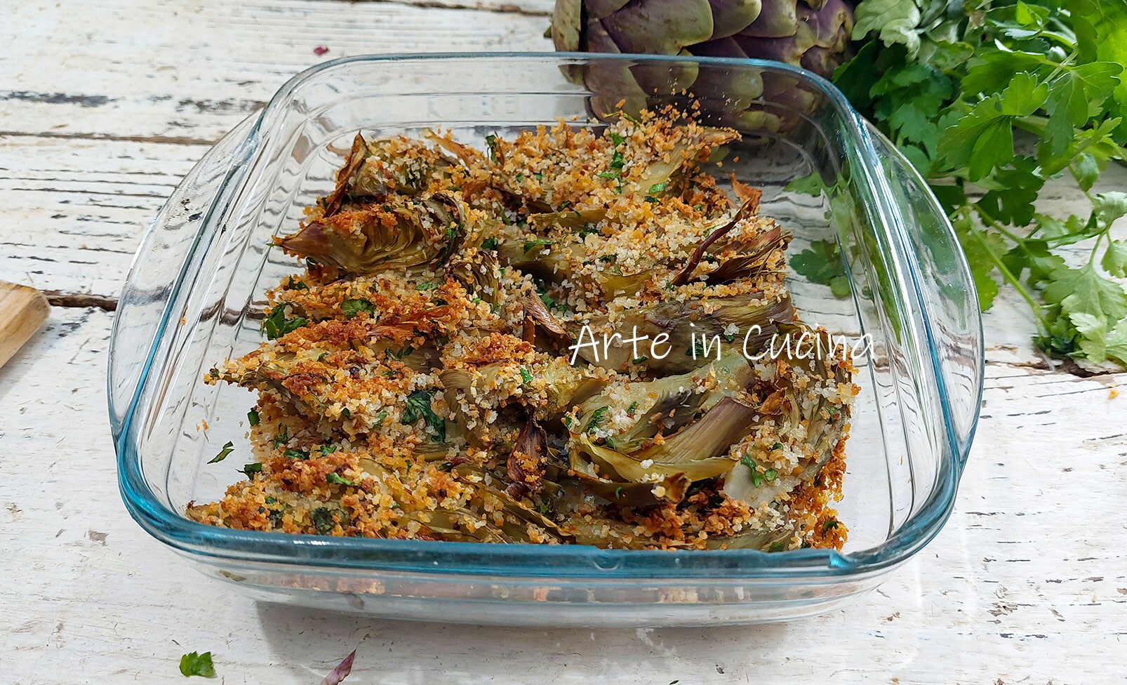 GRATINATED ARTICHOKES in air fryer