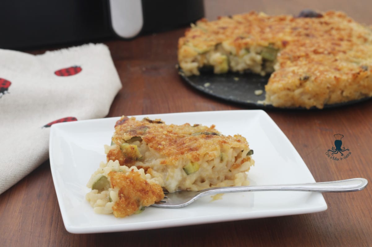 Gratinated Risotto in Air Fryer