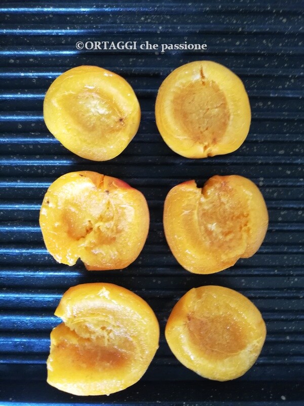 grilled apricots