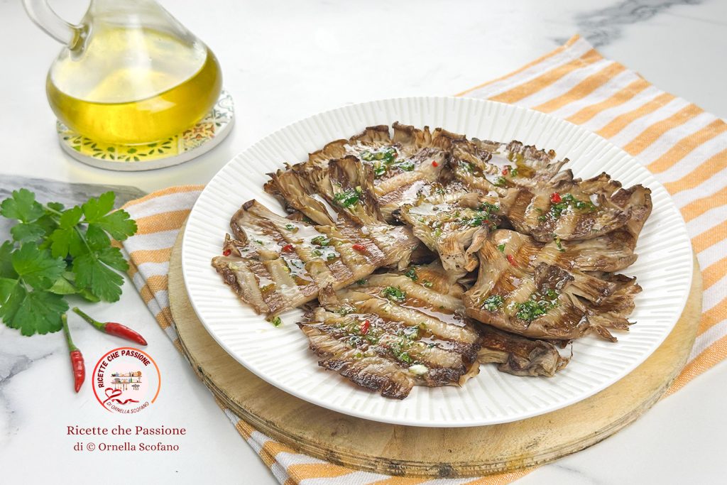 recipe grilled marinated oyster mushrooms