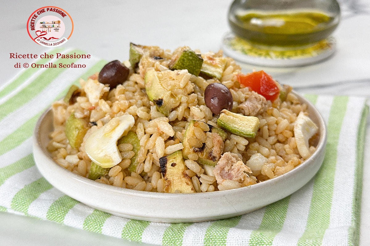Grilled Zucchini Rice Salad – the Fresh Dish for Summer