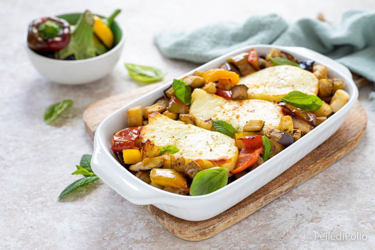 Halloumi with Roasted Vegetables