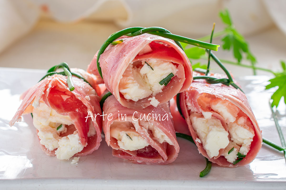 Ham and Feta Rolls with Lemon