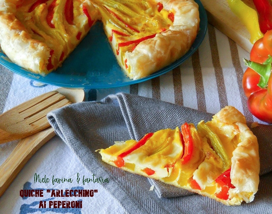 Harlequin Pepper Quiche