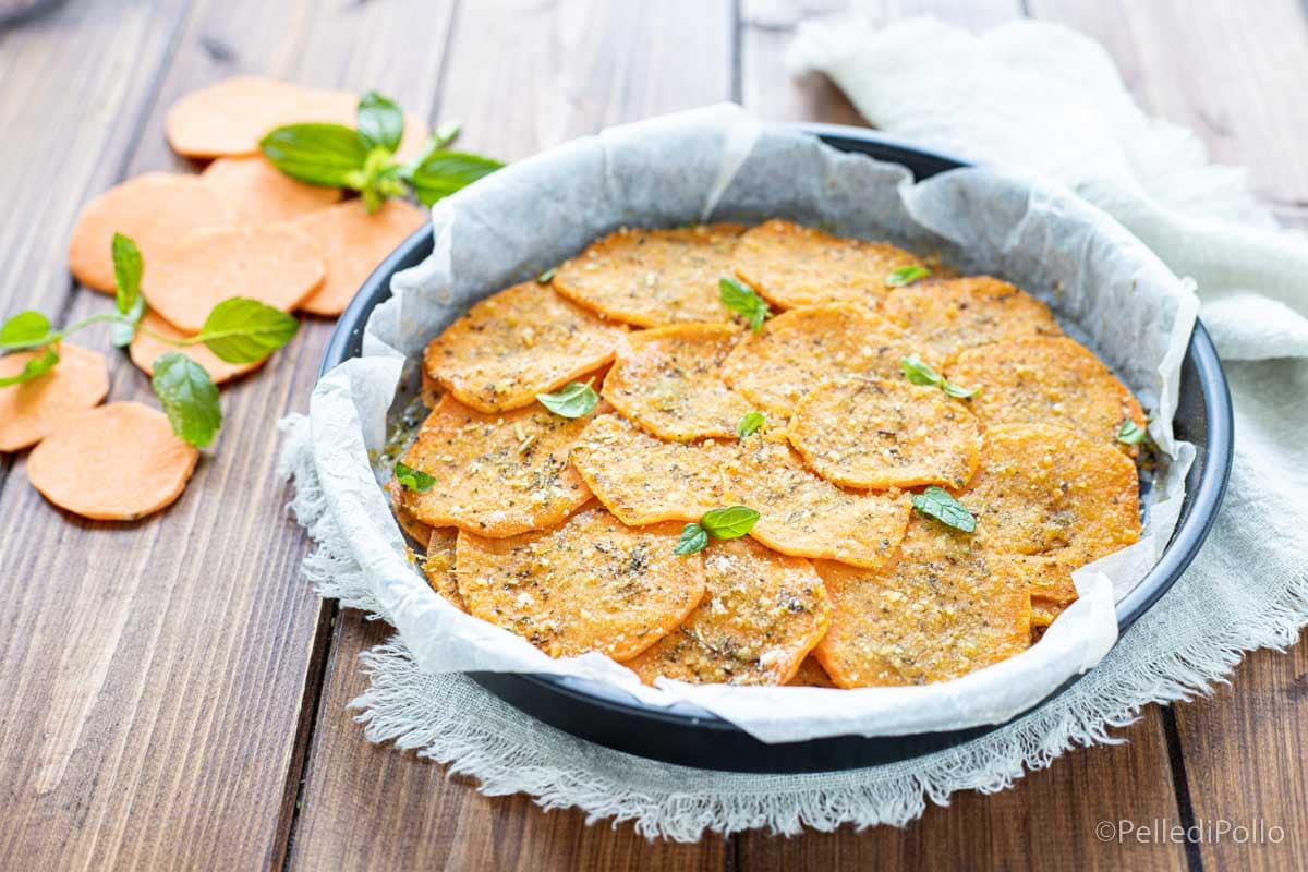Herb-Crusted Sweet Potatoes