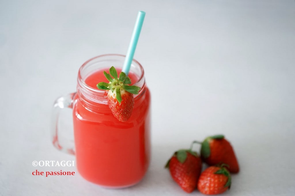 Strawberry Juice – good without sugar