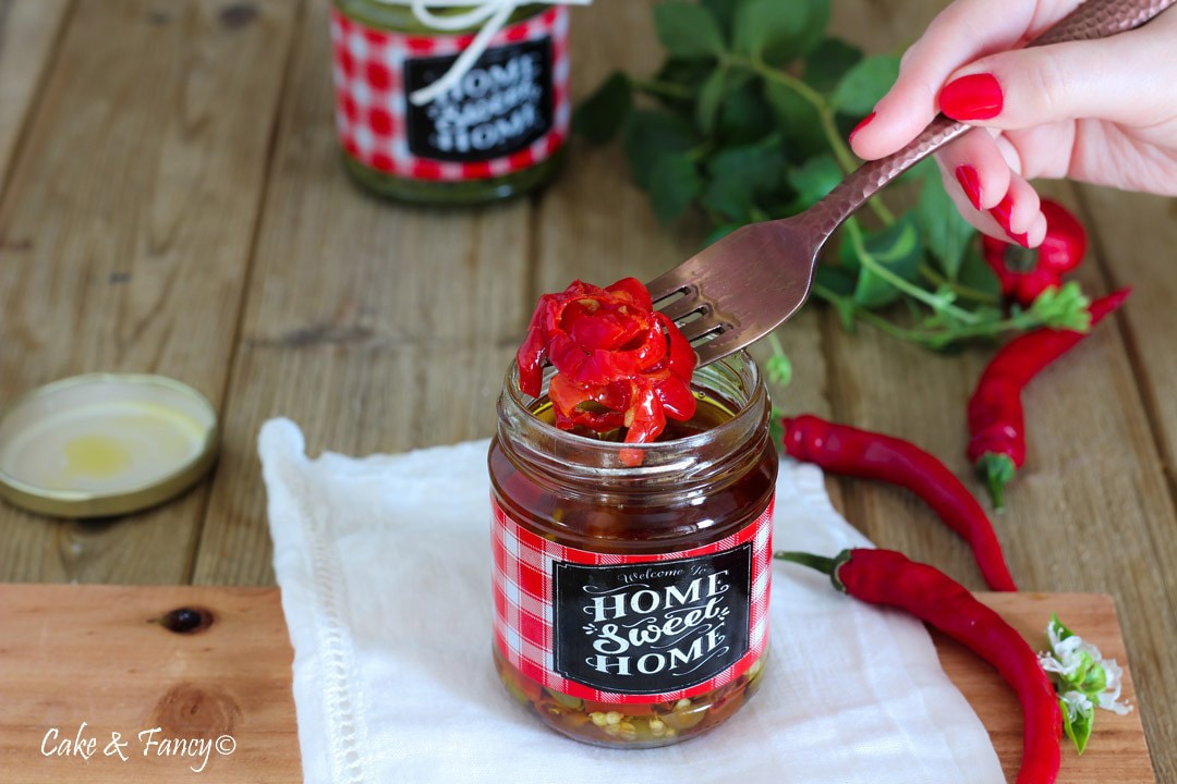Hot Peppers in Oil