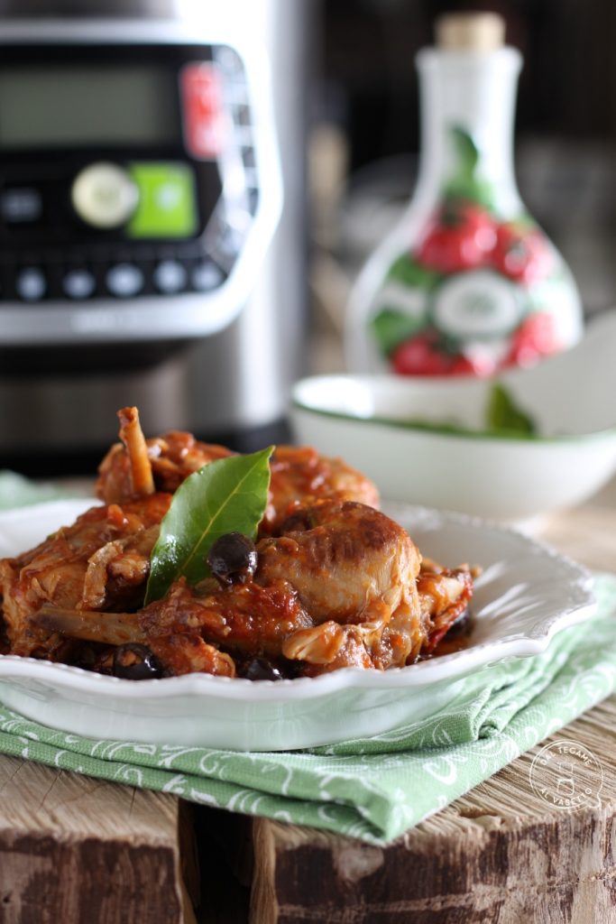 rabbit cooked with the Instant Pot