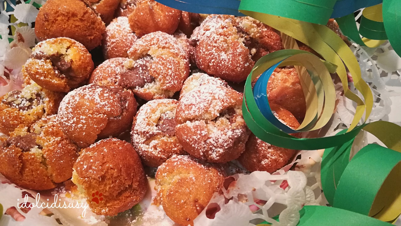 Coconut and Nutella Castagnole