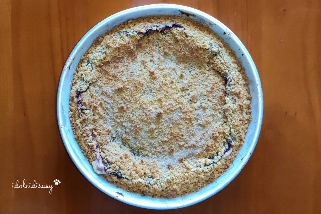 idolcidisusy Crumble Cake with Jam and Mascarpone