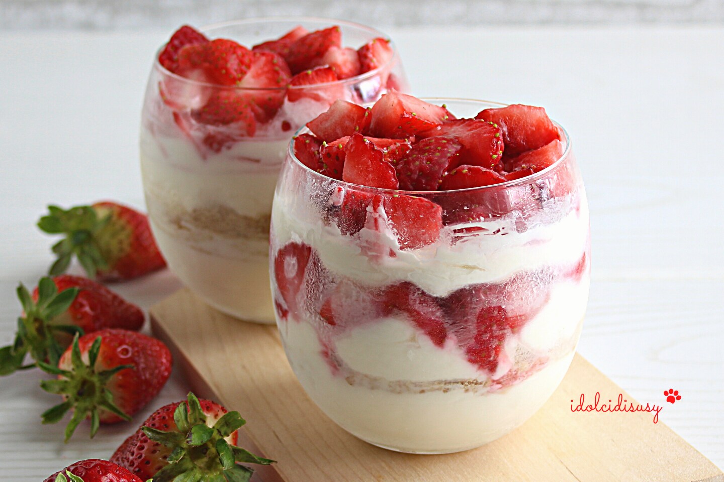 Strawberry and Mascarpone Cup