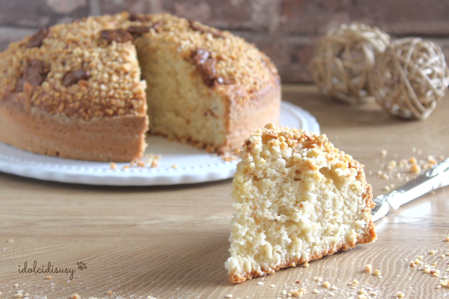 Egg Whites and Hazelnut Cake