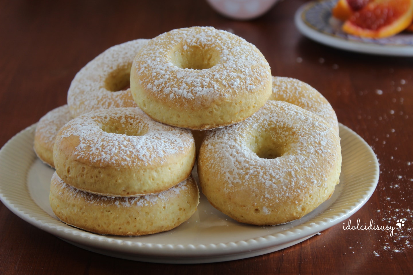 Orange Donut Cookies