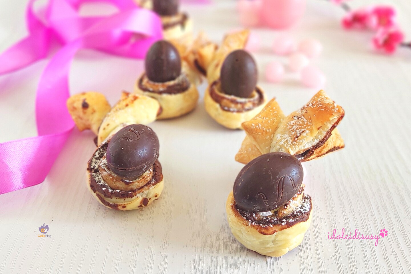 Easter Puff Pastry Bunnies