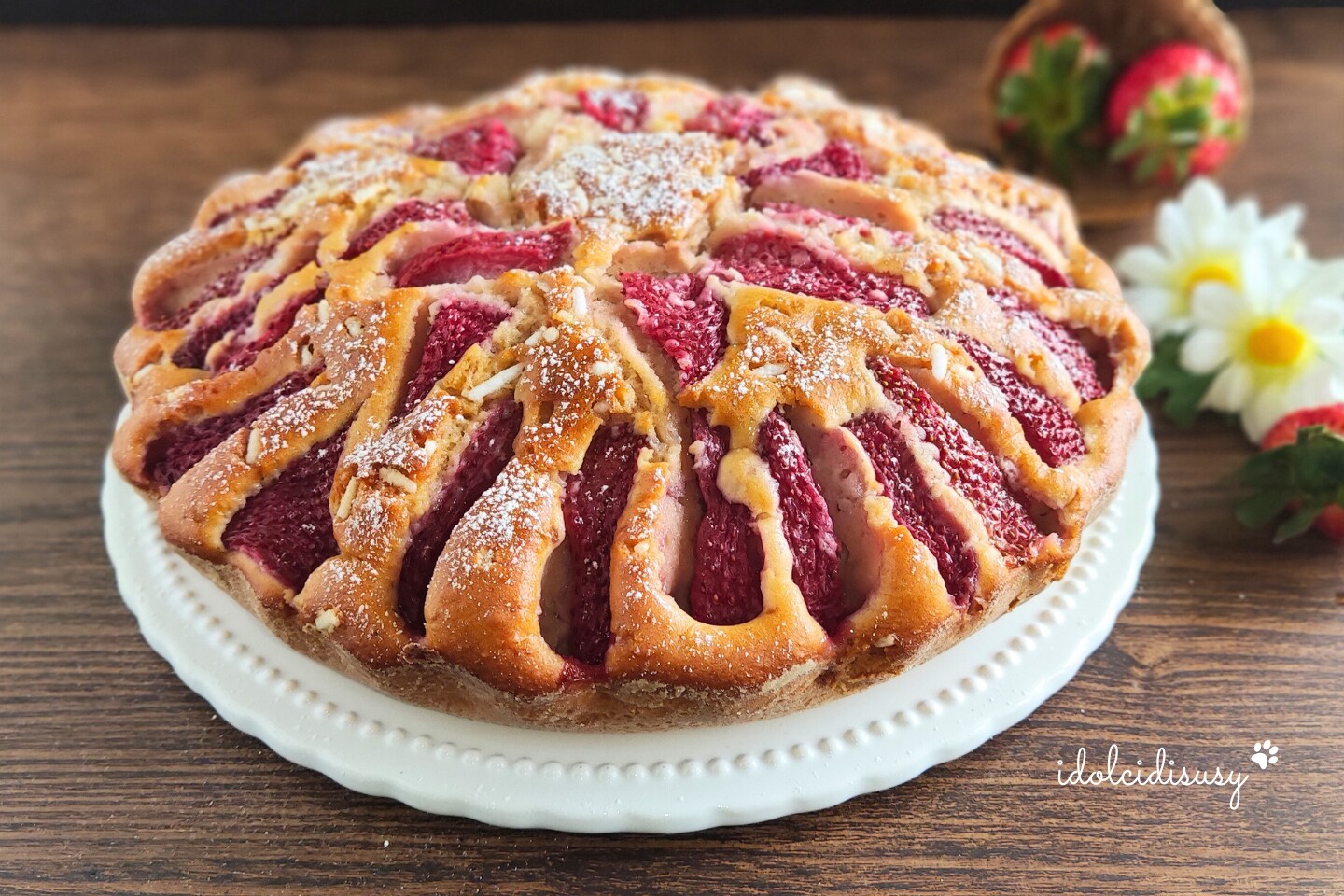 Soft Strawberry Cake