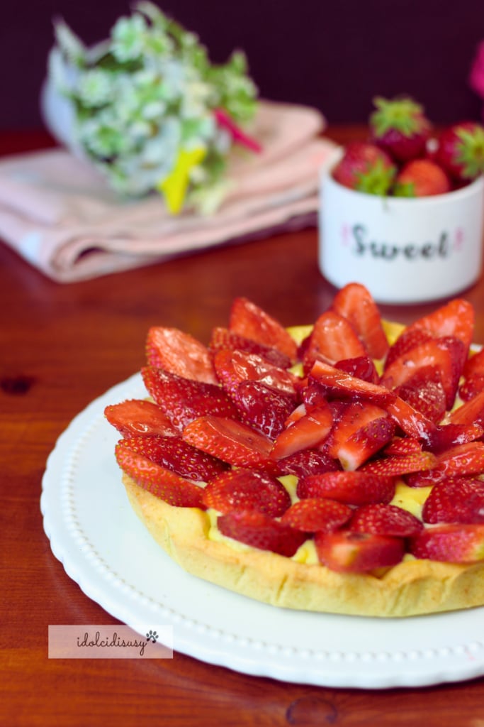idolcidisusy Fresh Strawberry Tart with Custard Cream
