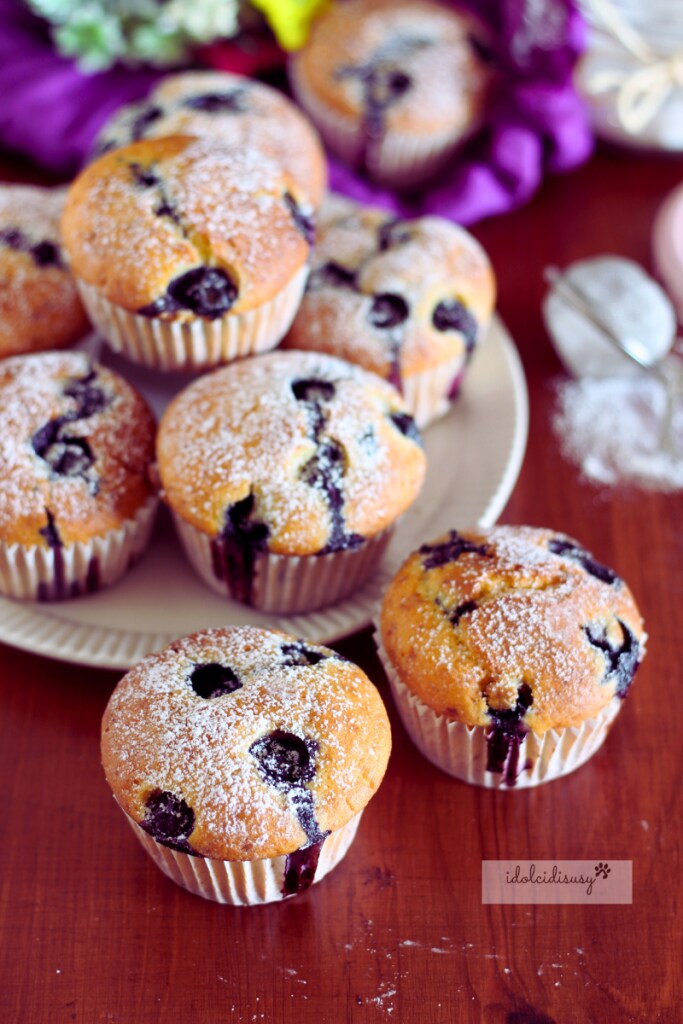 idolcidisusy Blueberry and Yogurt Muffins