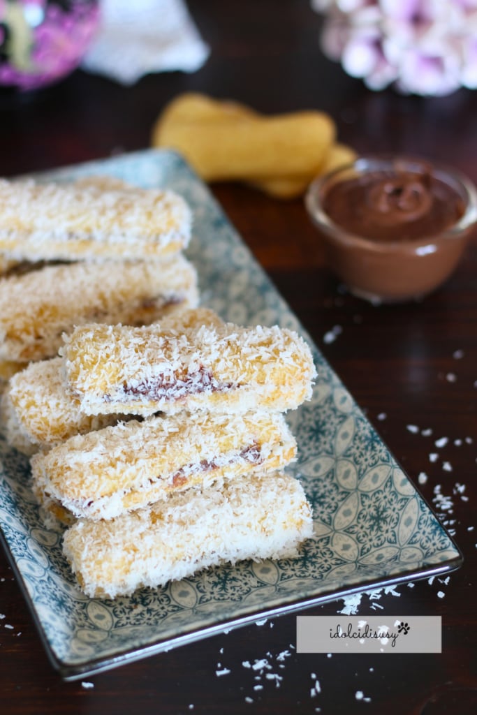 idolcidisusy Pavesini with Nutella and Coconut no-bake