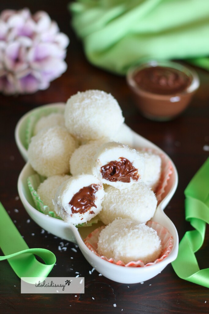 idolcidisusy Ricotta, Coconut, and Nutella Truffles